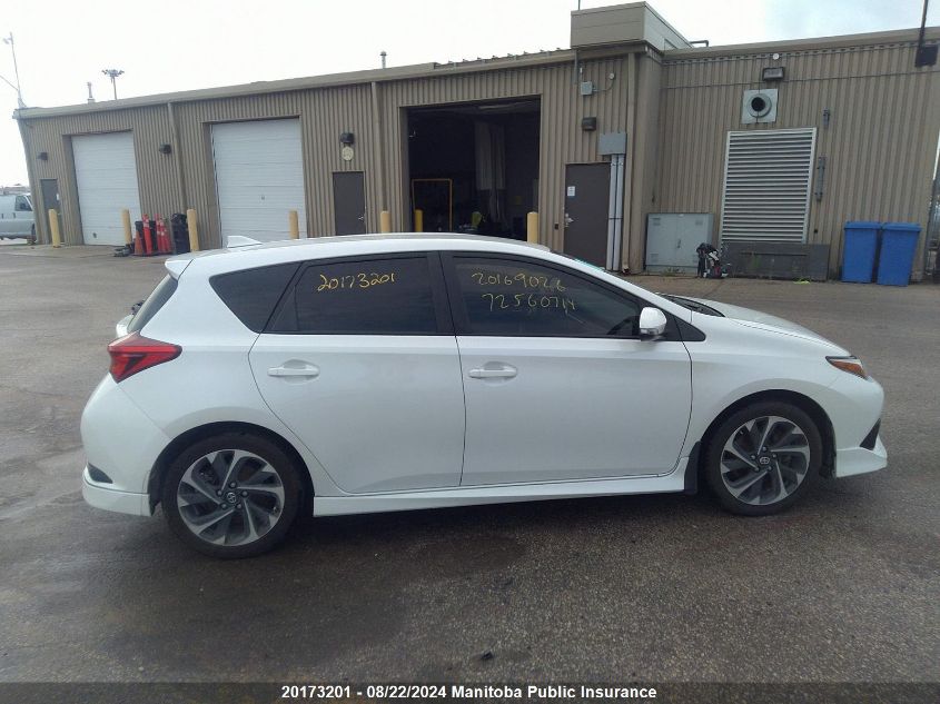 2016 Scion Im VIN: JTNKARJE1GJ500978 Lot: 20173201