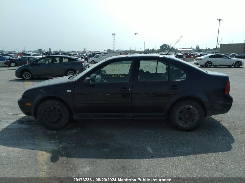 2000 Volkswagen Jetta Tdi VIN: 3VWSF29M7YM166465 Lot: 20173236