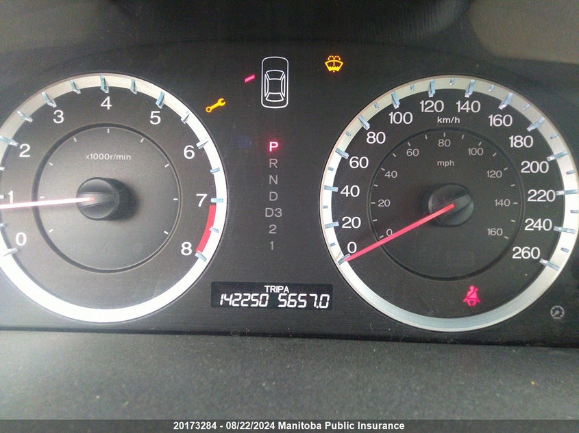 2009 Honda Accord Ex VIN: 1HGCP26879A801907 Lot: 20173284