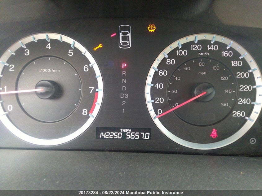 2009 Honda Accord Ex VIN: 1HGCP26879A801907 Lot: 20173284