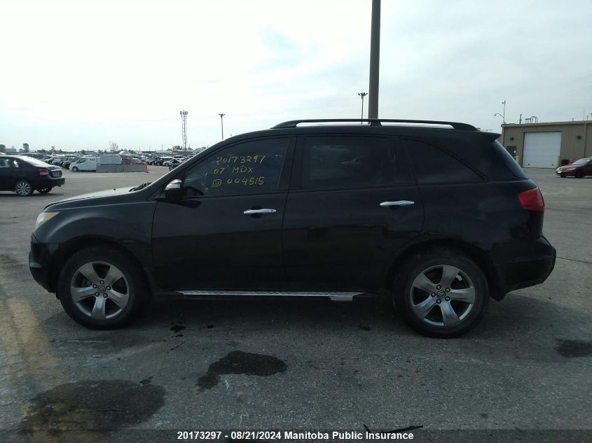 2007 Acura Mdx Elite VIN: 2HNYD28807H004515 Lot: 20173297