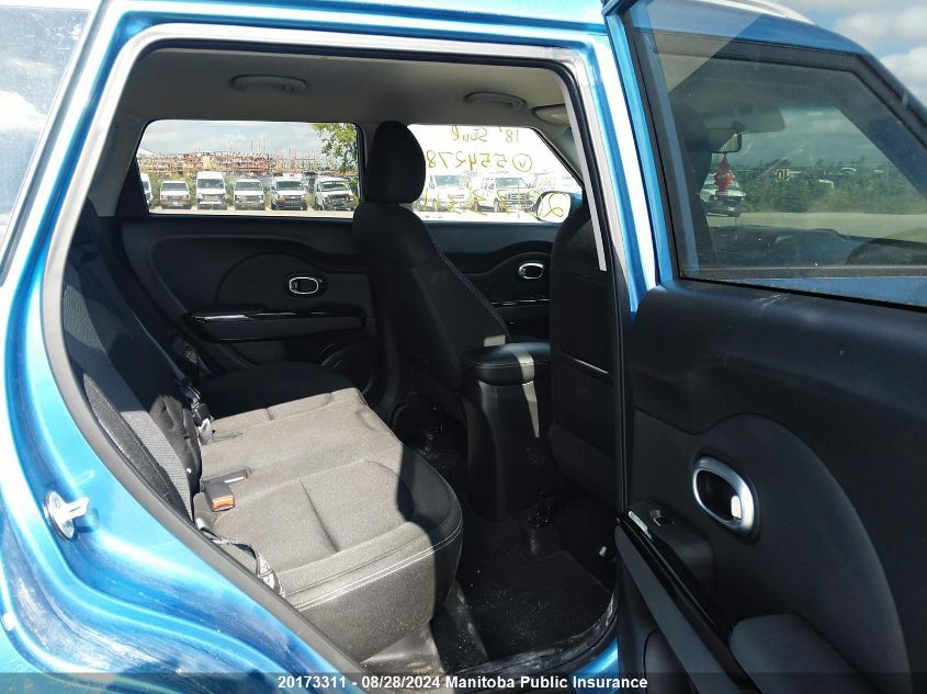 2018 Kia Soul Ex VIN: KNDJP3A51J7554278 Lot: 20173311