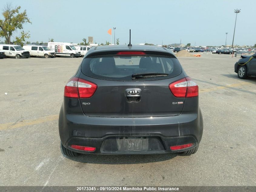 2014 Kia Rio5 Ex VIN: KNADN5A3XE6911821 Lot: 20173345