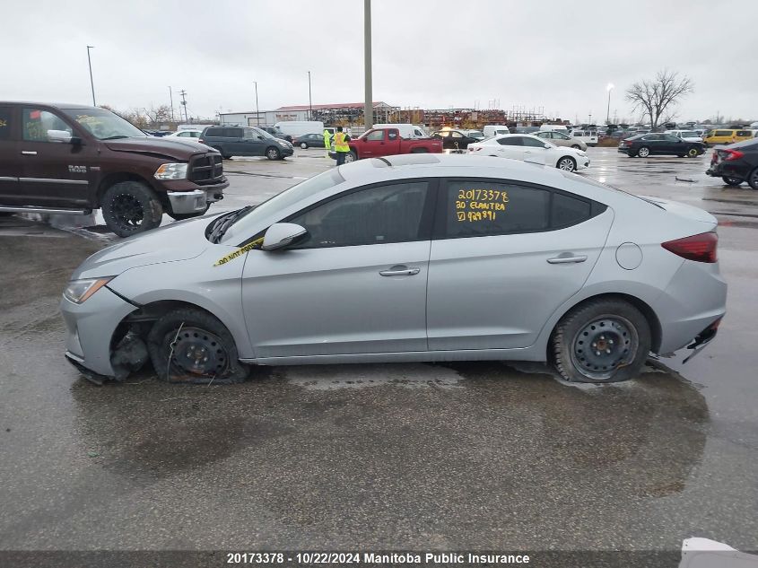 2020 Hyundai Elantra Preferred VIN: KMHD84LF0LU929891 Lot: 20173378