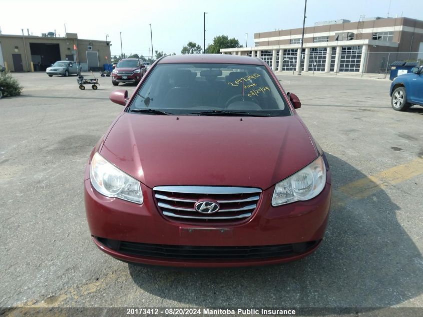 2010 Hyundai Elantra Gl VIN: KMHDU4BDXAU052125 Lot: 20173412