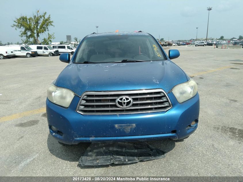 2008 Toyota Highlander Sport V6 VIN: JTEES43A782022326 Lot: 20173428