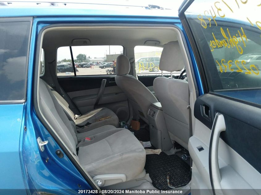 2008 Toyota Highlander Sport V6 VIN: JTEES43A782022326 Lot: 20173428