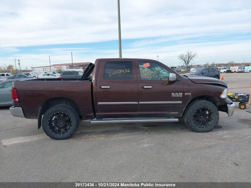 2014 Dodge Ram 1500 Big Horn Crew Cab VIN: 1C6RR7LTXES449491 Lot: 20173436