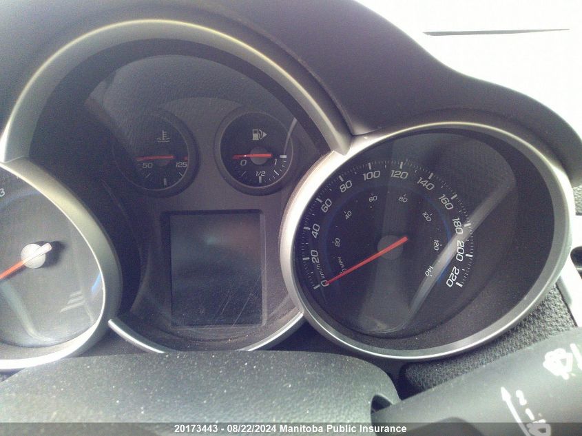 2012 Chevrolet Cruze Lt Turbo VIN: 1G1PG5SC0C7157479 Lot: 20173443