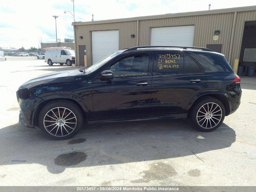 2021 Mercedes Benz Gle450 VIN: 4JGFB5KE8MA452395 Lot: 20173457