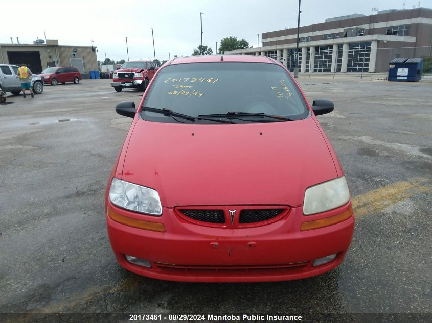 2005 Pontiac Wave VIN: KL2TW62665B299282 Lot: 20173461