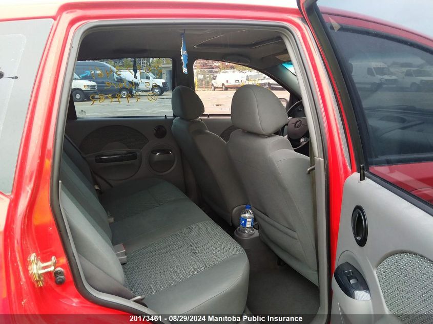 2005 Pontiac Wave VIN: KL2TW62665B299282 Lot: 20173461