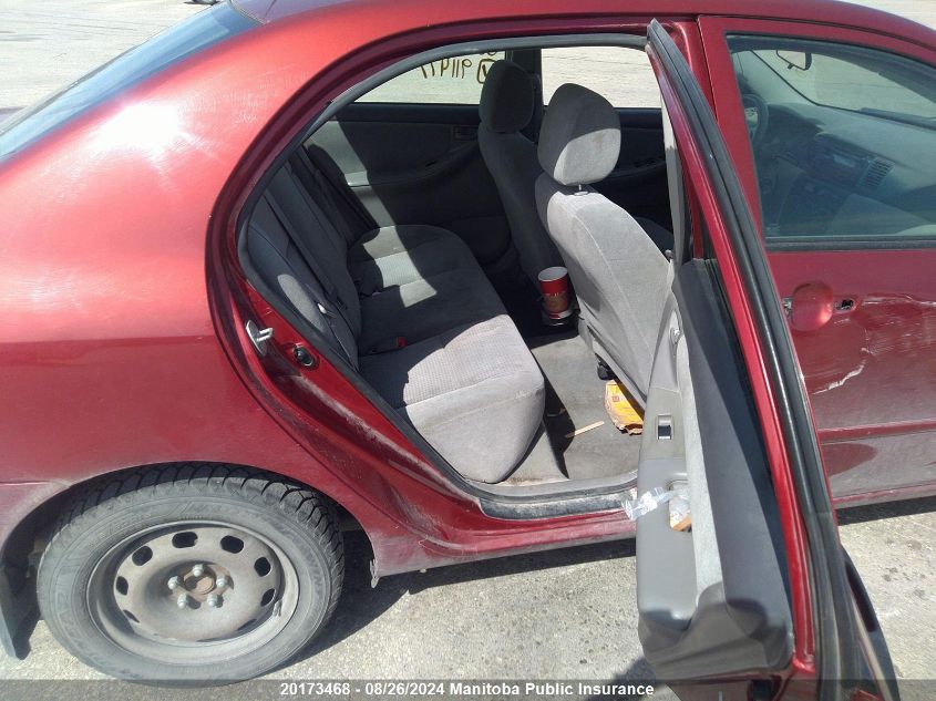 2008 Toyota Corolla Ce VIN: 2T1BR32EX8C911477 Lot: 20173468