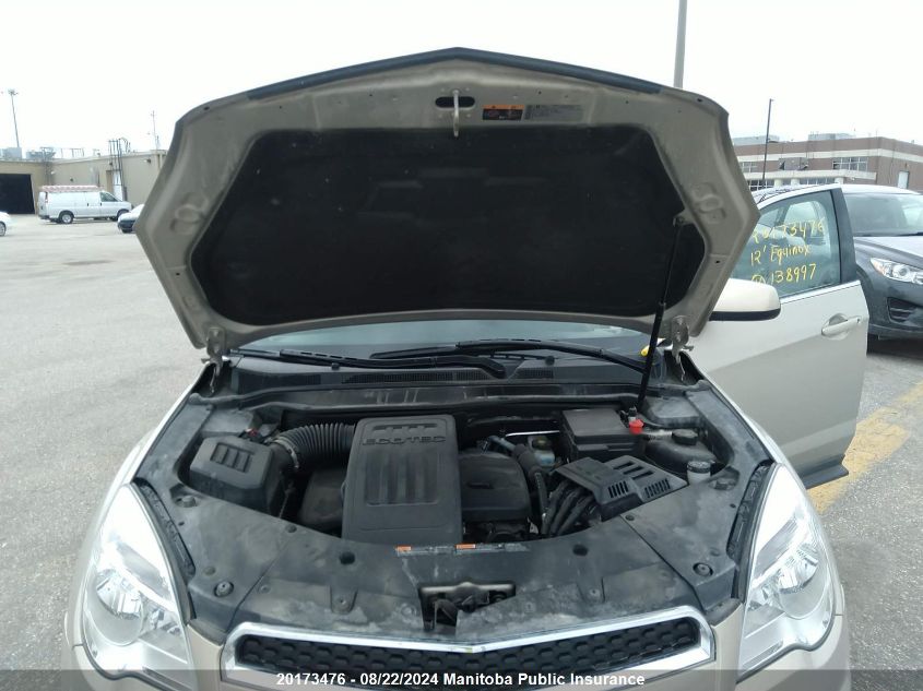 2012 Chevrolet Equinox Lt VIN: 2GNFLEEK3C6138997 Lot: 20173476