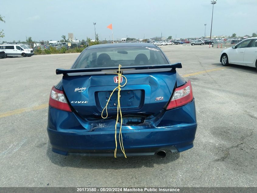 2009 Honda Civic Si VIN: 2HGFG21529H100753 Lot: 20173580