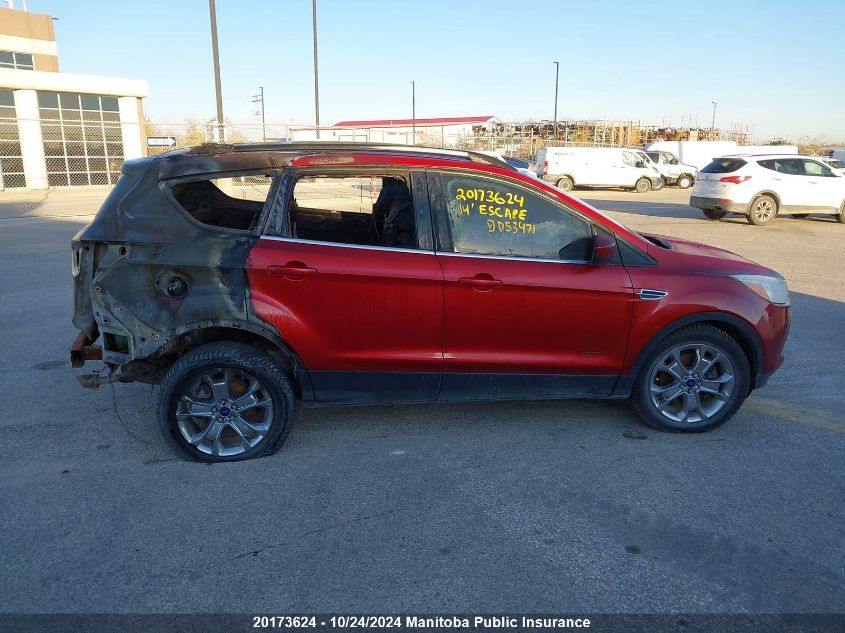 2014 Ford Escape Se VIN: 1FMCU9GX9EUD53471 Lot: 20173624