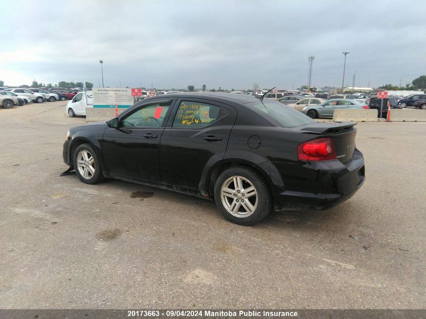 2013 Dodge Avenger Sxt VIN: 1C3CDZCB5DN502292 Lot: 20173663