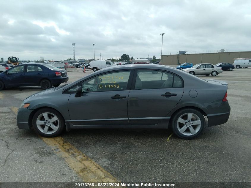 2009 Honda Civic Dx VIN: 2HGFA16289H113453 Lot: 20173766