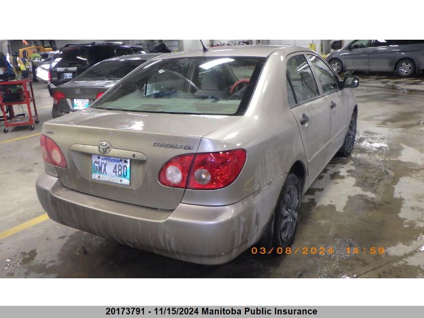 2005 Toyota Corolla Ce/Le/S VIN: 2T1BR32E95C889466 Lot: 20173791