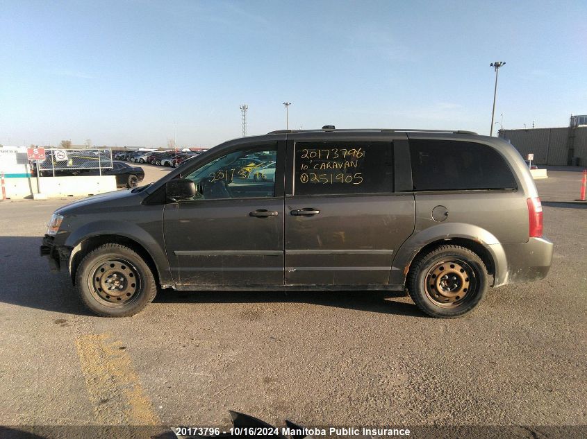 2010 Dodge Grand Caravan Se VIN: 2D4RN4DE5AR251905 Lot: 20173796