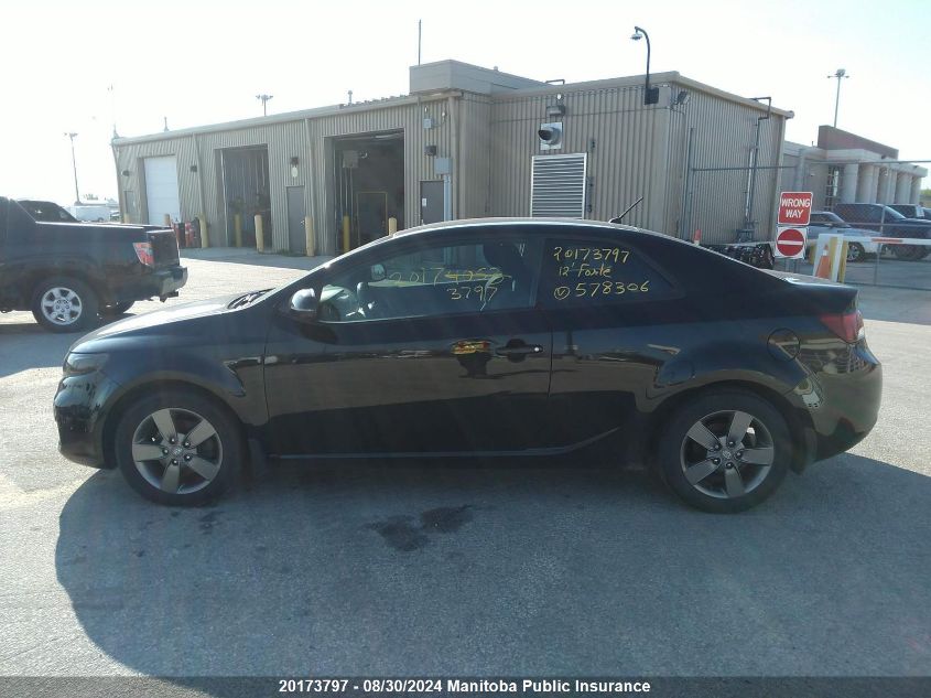 2012 Kia Forte Ex VIN: KNAFU6A2XC5578306 Lot: 20173797