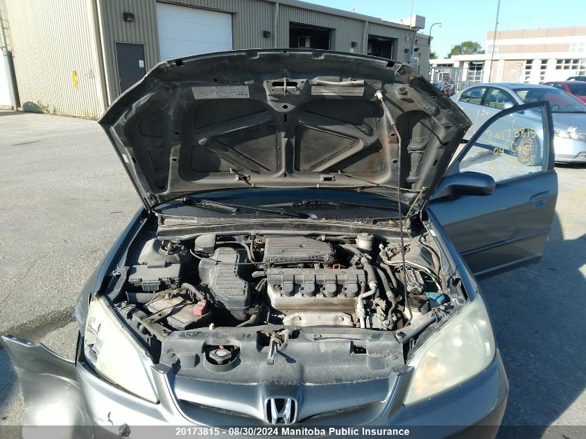 2004 Honda Civic Si VIN: 2HGES16844H932935 Lot: 20173815