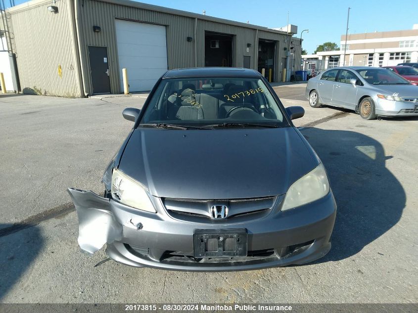 2004 Honda Civic Si VIN: 2HGES16844H932935 Lot: 20173815