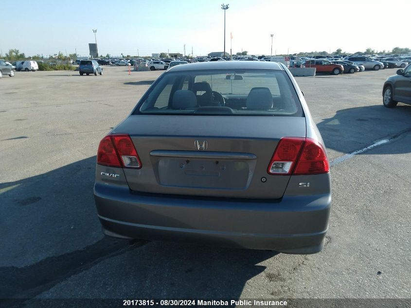2004 Honda Civic Si VIN: 2HGES16844H932935 Lot: 20173815