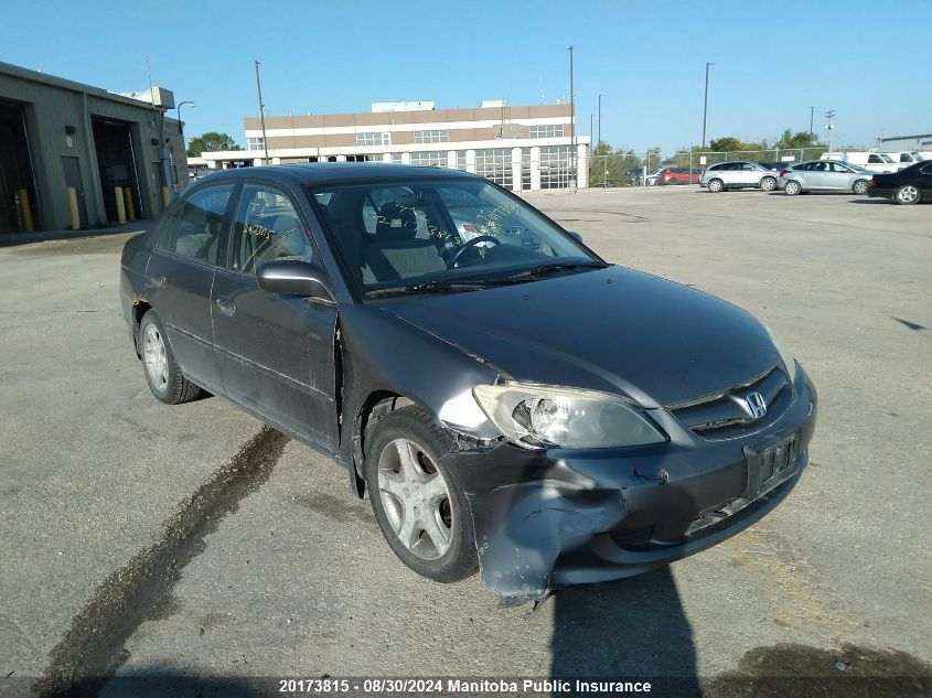 2004 Honda Civic Si VIN: 2HGES16844H932935 Lot: 20173815