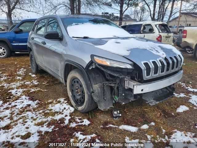 2016 Jeep Cherokee Sport VIN: 1C4PJLAB0GW140795 Lot: 20173827