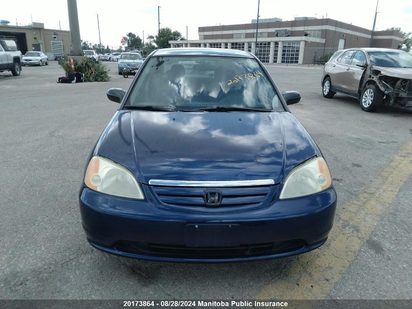 2003 Honda Civic Dx VIN: 2HGES16453H910857 Lot: 20173864