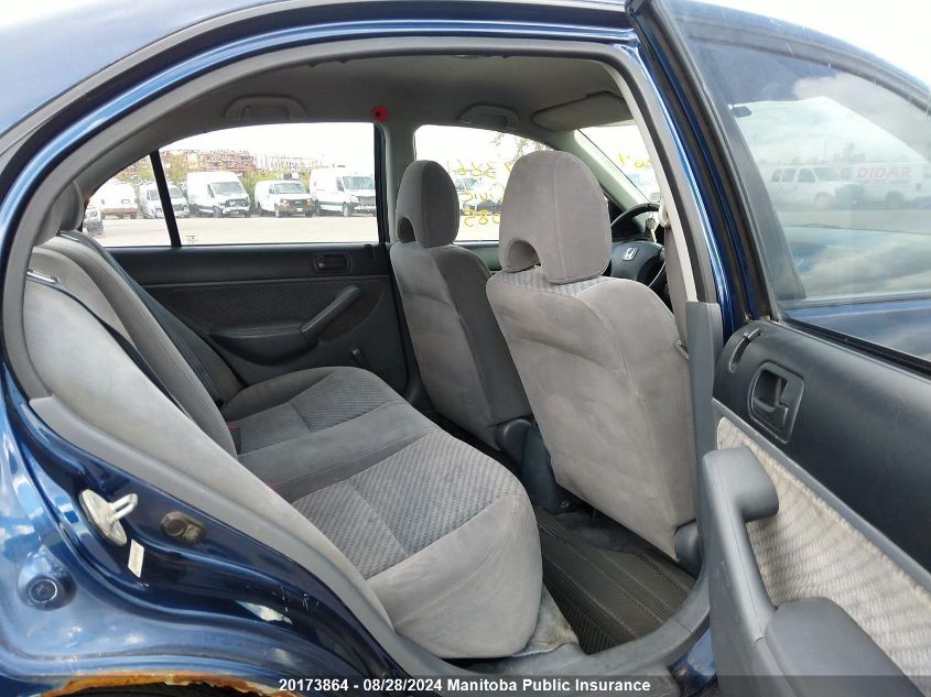 2003 Honda Civic Dx VIN: 2HGES16453H910857 Lot: 20173864