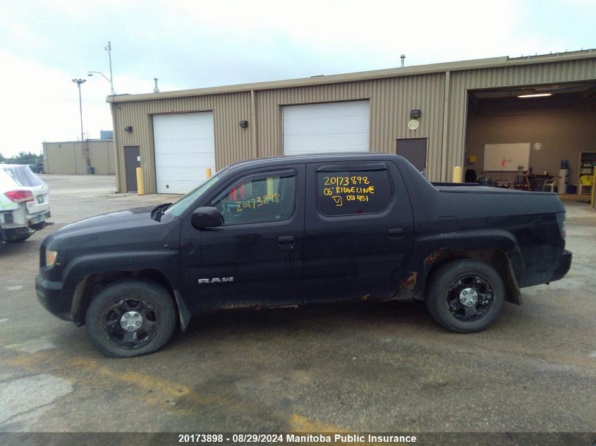 2006 Honda Ridgeline Lx VIN: 2HJYK16456H001951 Lot: 20173898