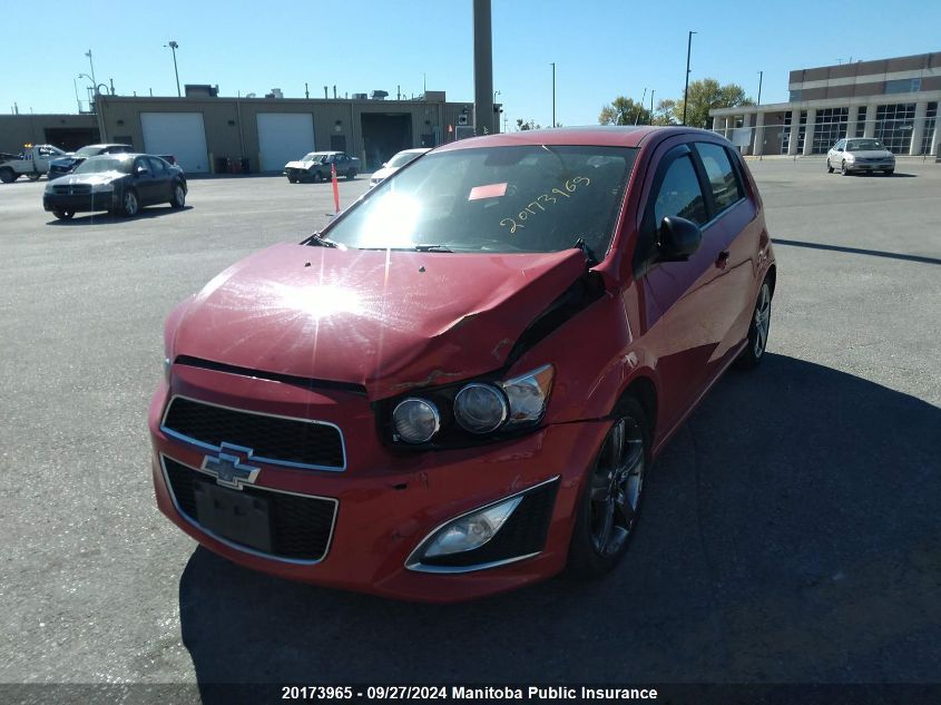 2013 Chevrolet Sonic Rs VIN: 1G1JG6SB7D4189660 Lot: 20173965