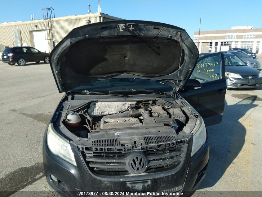 2009 Volkswagen Tiguan 2.0 Tsi VIN: WVGBV95N79W521757 Lot: 20173977