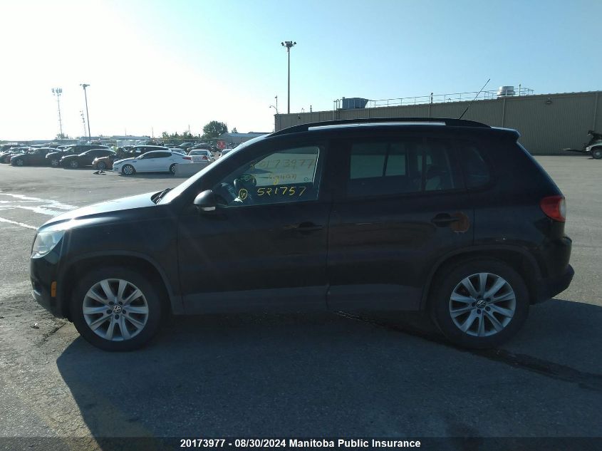 2009 Volkswagen Tiguan 2.0 Tsi VIN: WVGBV95N79W521757 Lot: 20173977