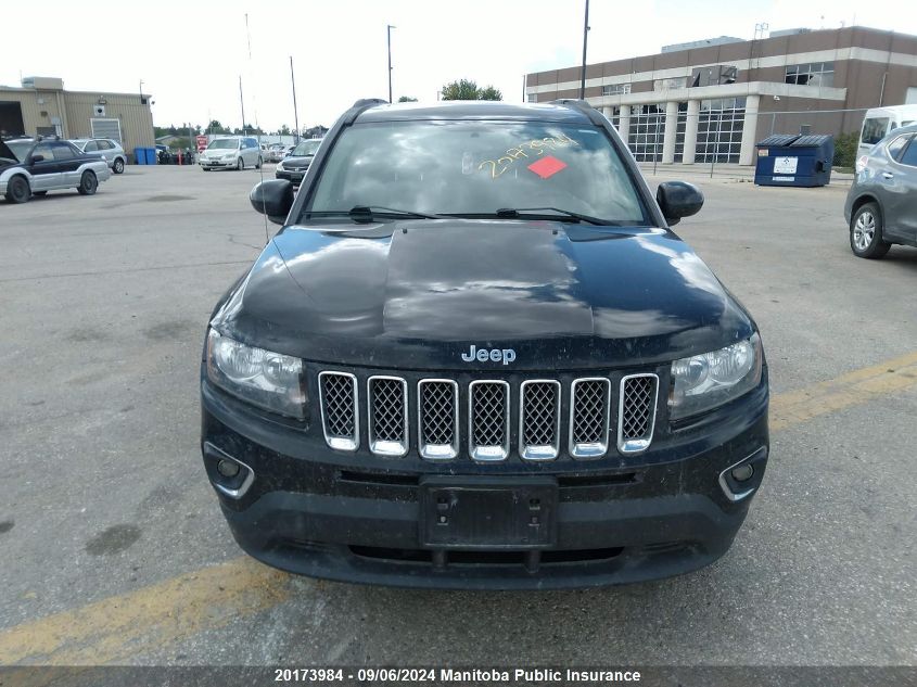 2016 Jeep Compass High Altitude VIN: 1C4NJDABXGD722105 Lot: 20173984