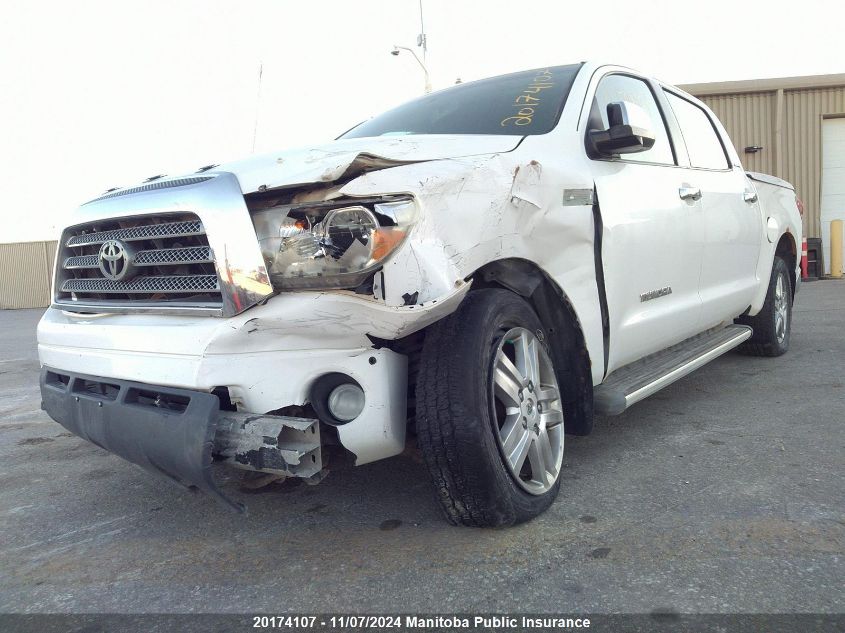 2008 Toyota Tundra Limited V8 Crewmax VIN: 5TBDV58168S499109 Lot: 20174107