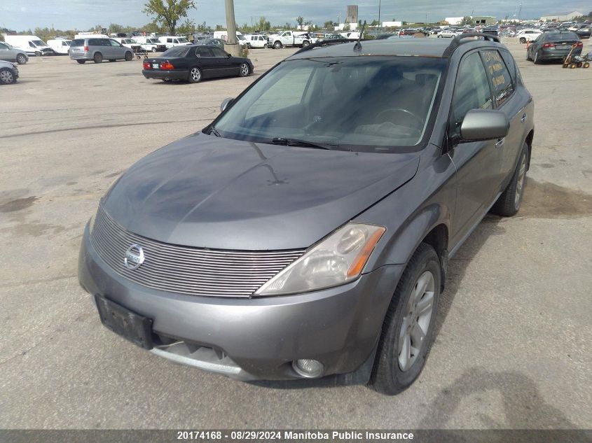 2007 Nissan Murano Sl VIN: JN8AZ08W37W660189 Lot: 20174168