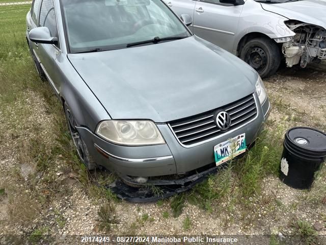 2005 Volkswagen Passat Gls Tdi VIN: WVWAE63B35P050802 Lot: 20174249