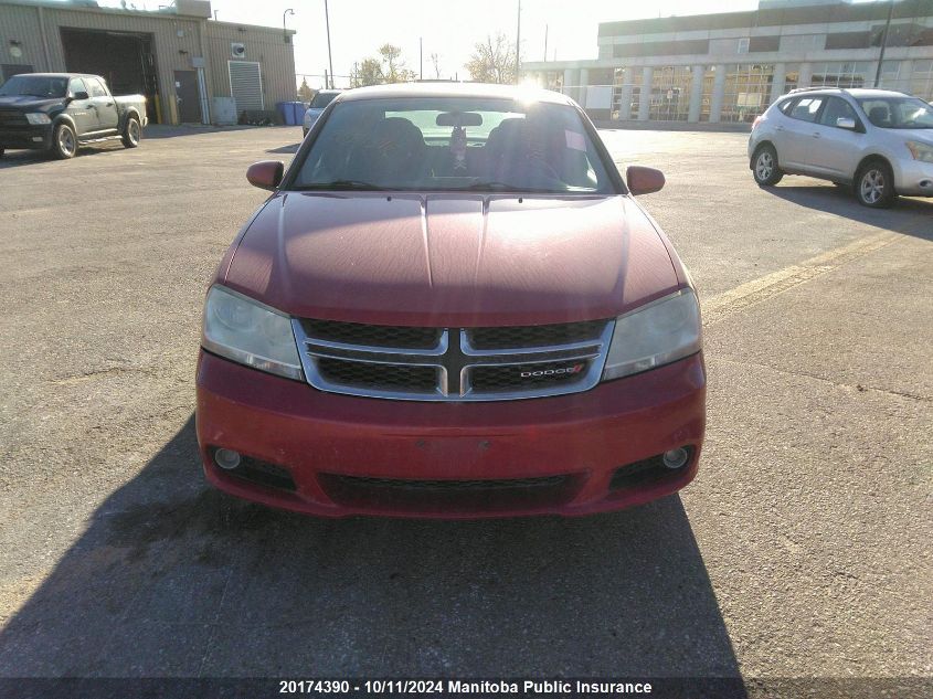 2013 Dodge Avenger Sxt VIN: 1C3CDZCB2DN692830 Lot: 20174390