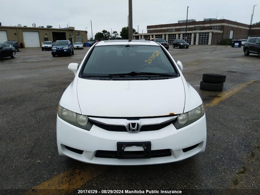 2009 Honda Civic Sport VIN: 2HGFA16659H100274 Lot: 20174529