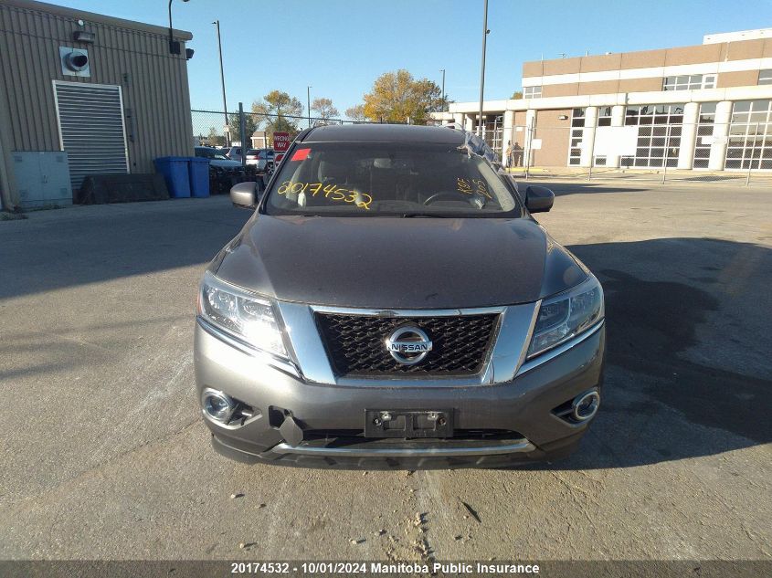 2015 Nissan Pathfinder Sl VIN: 5N1AR2MM3FC648843 Lot: 20174532