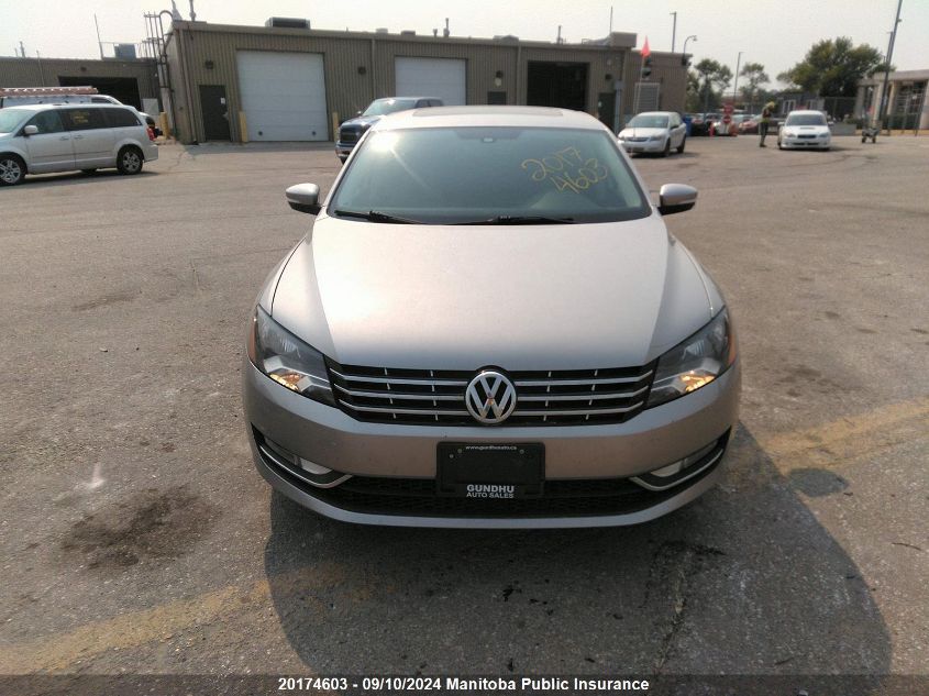 2014 Volkswagen Passat 1.8 Tsi VIN: 1VWCS7A33EC099974 Lot: 20174603