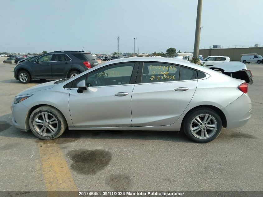 2017 Chevrolet Cruze Lt Turbo VIN: 3G1BE5SM4HS537376 Lot: 20174645