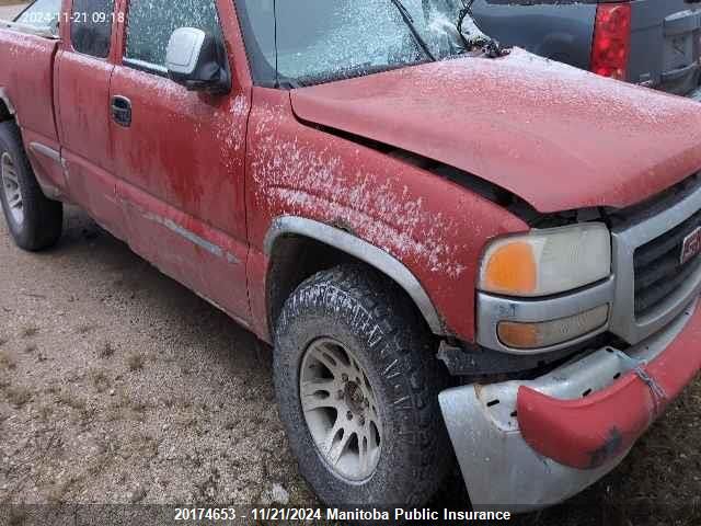 2002 GMC Sierra 1500 Ext Cab VIN: 2GTEK19T221154784 Lot: 20174653