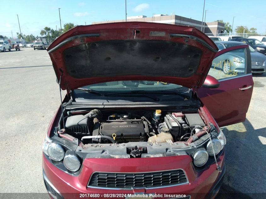 2013 Chevrolet Sonic Lt VIN: 1G1JD5EH7D4255076 Lot: 20174680