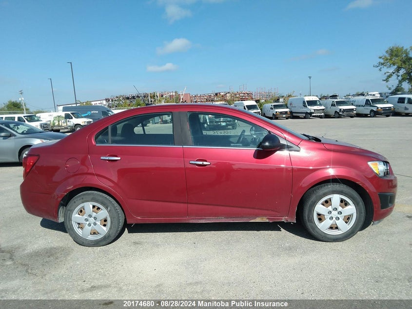 2013 Chevrolet Sonic Lt VIN: 1G1JD5EH7D4255076 Lot: 20174680