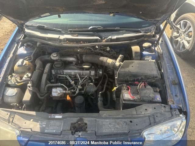 2001 Volkswagen Jetta Gls Tdi VIN: 3VWSP29M71M063324 Lot: 20174686