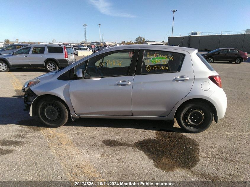 2015 Toyota Yaris Le VIN: VNKKTUD33FA055810 Lot: 20174836